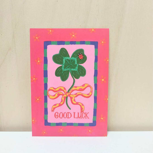 Kaart 'Good luck'