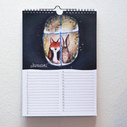 Verjaardagskalender 'Onderweg met vos'