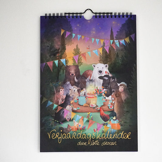 Verjaardagskalender 'Muisje gaat op reis'