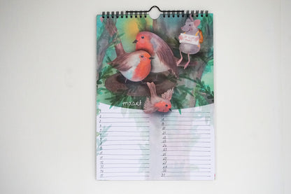 Verjaardagskalender 'Muisje gaat op reis'