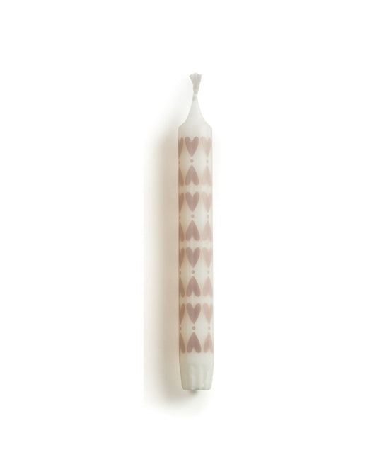 Kaars Hartjes lila