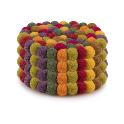 Onderzetter Indian Summer 10 cm (set van 4)