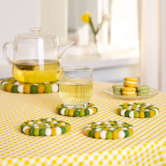 Onderzetter Spring fields (set van 4)