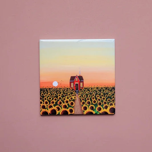 Tegel 'Zonnebloemen'