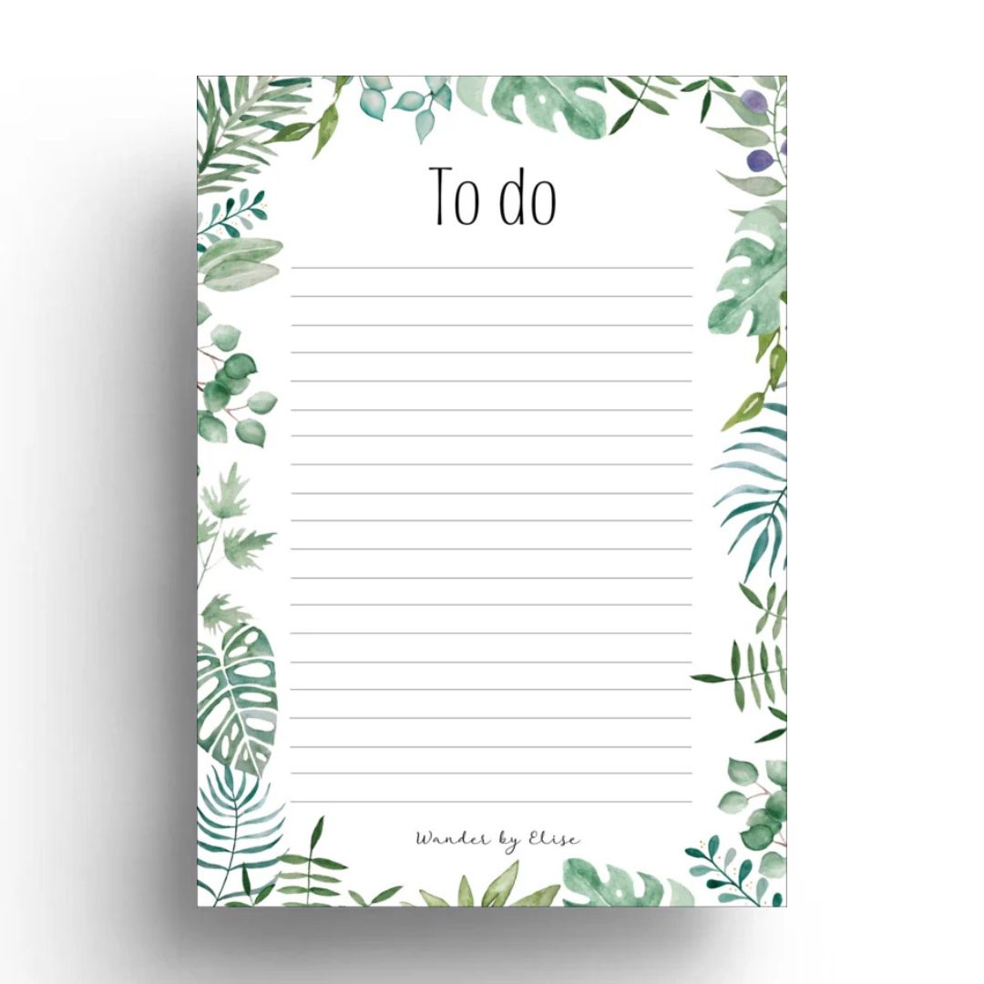 Notitieblok Botanisch