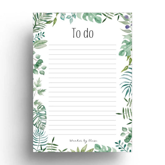 Notitieblok Botanisch