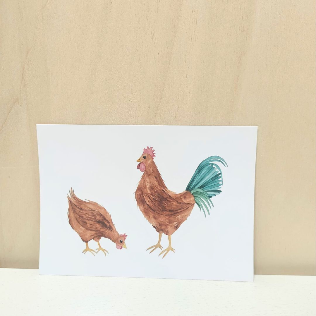 Kaart 'Kippen'
