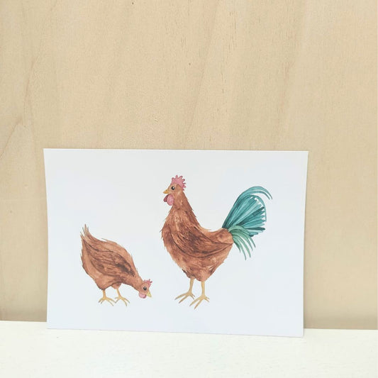 Kaart 'Kippen'