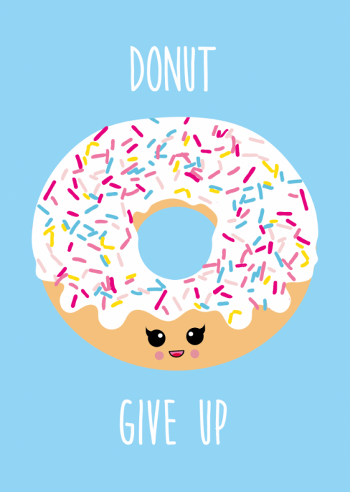 Donut give up – Studio Inktvis