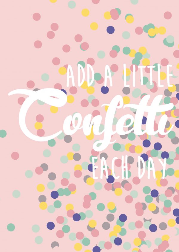 Add a little confetti – Studio Inktvis