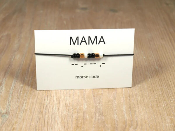 Morse code Mama – Winkel van Indah