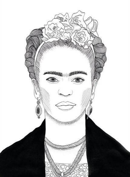 Portret Frida Kahlo – Ninatown