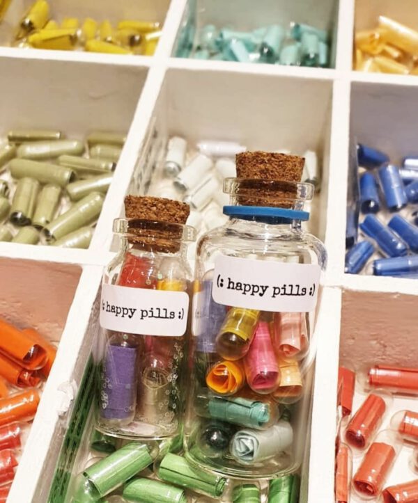 Flesje voor Happy pills – CollagEsenzo