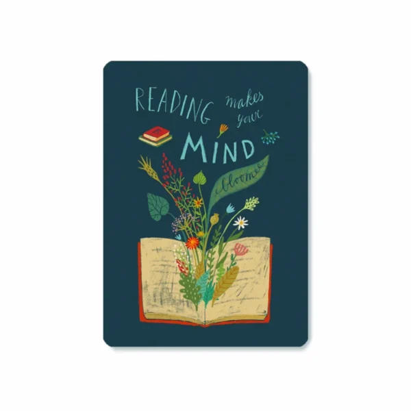 Reading makes your mind bloom