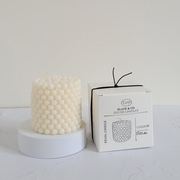Kaars Pearl creme